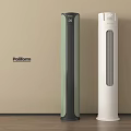 Pulfonn Tower Air Cooler Fan With Digital Display Black Green And White