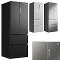 Modern Refrigerators And Freezers In Black Silver With Sleek Design For Home