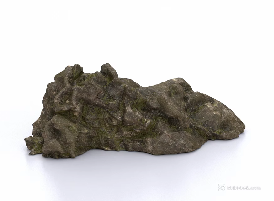 Natural Stone Wood Combination With Rustic Texture For Home Decor Projects 3d model 
