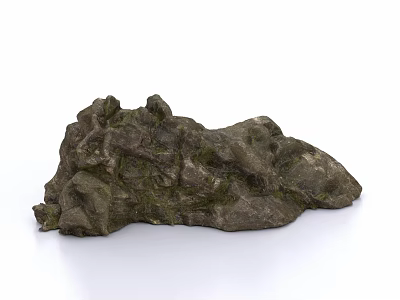 Natural Stone Wood Combination With Rustic Texture For Home Decor Projects 3d model