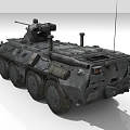 Infantry armored transport vehicle 3d model