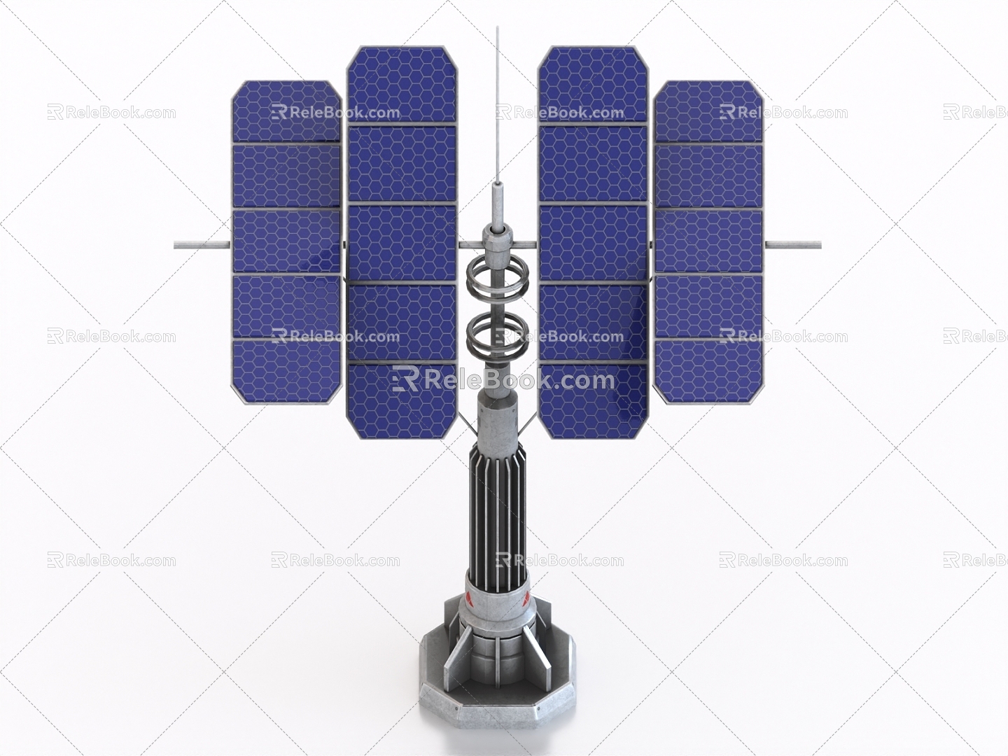 Science fiction solar panel science fiction equipment new energy science fiction power generation equipment science fiction radar model