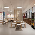New Employment Group Party Mass Service Center Red Exterior Glass Curtain Wall Entrance