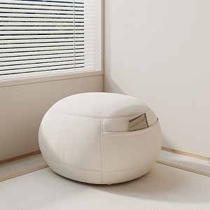 Modern sofa stool 3d model