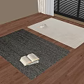 Modern Square Carpet 3d model