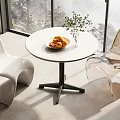 Modern Leisure Table and Chair Negotiation Table and Chair Dining Table and Chair Table and Chair Combination 3d model