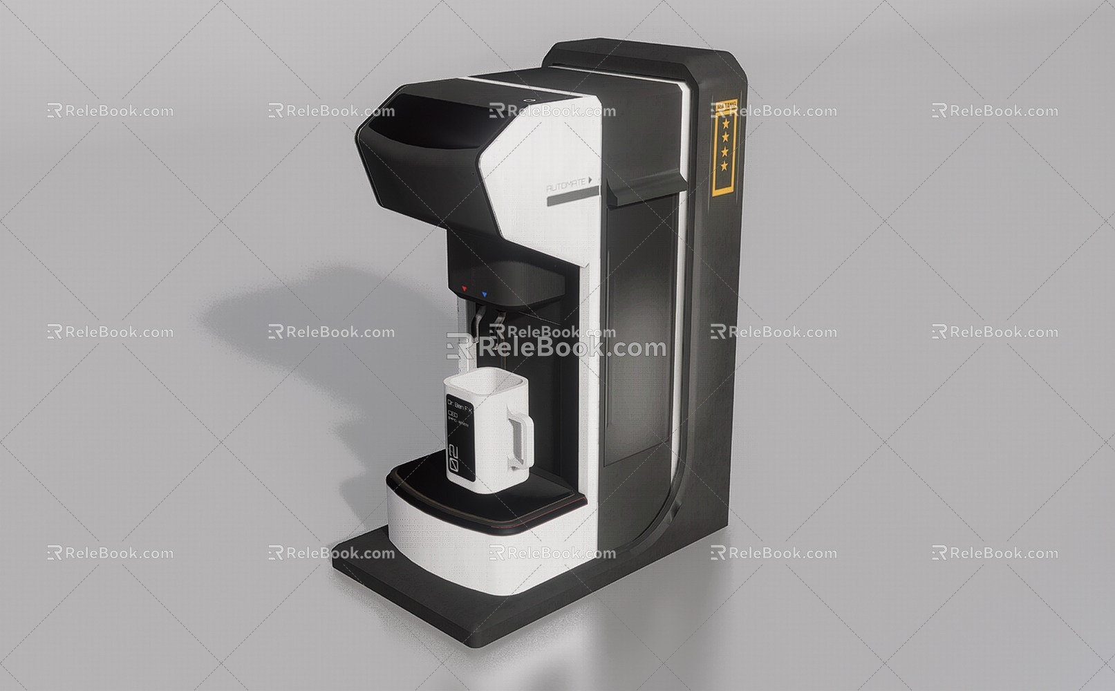 Sci-fi coffee machine 3d model