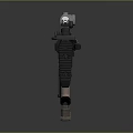 Modern Tactical Assault Rifle With Black Tan Finish Scope And Magazine