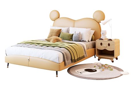 Modern Children's Bed 3d model