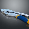 Pipe pliers vise bench vise wrench tool hardware tool processing tool furniture 3d model
