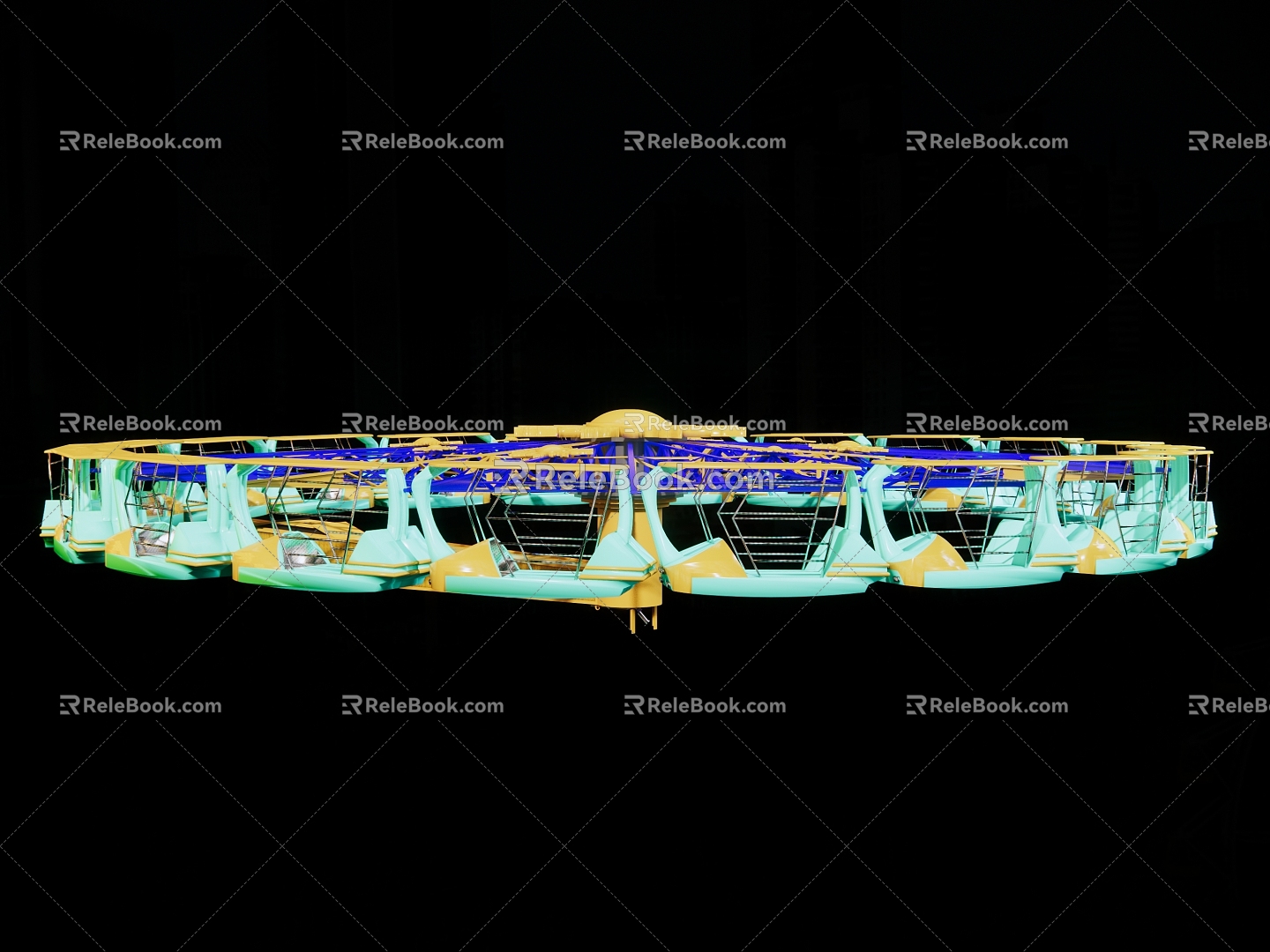 Children's amusement facilities 3d model