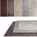 Various Patterned Square Rugs With Different Color Options For Home Decor