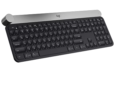 Logitech Full Size Computer Keyboard with Numeric Keypad and Sleek Design 3d model