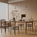 Modern dining table 3d model