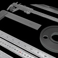 Modern measuring tools 3d model