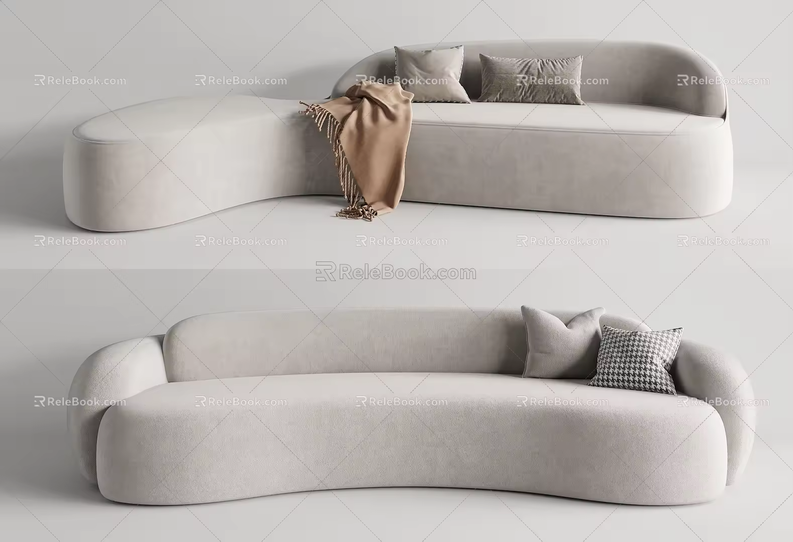 Modern Multiplayer Sofa 3d model
