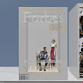 Forbes Asia Magazine Cover Display Photo Spot With Geometric Background Mannequins And Lighting