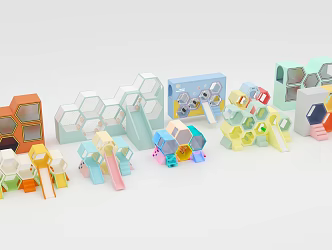 Children's playground equipment 3d model