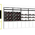 Modern Retail Display Shelves With Multiple Layers For Product Showcase