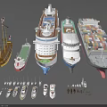Luxury Yacht Collection Featuring Modern Design And Elegant Exterior Structures