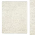 Soft Beige Square Rug with Textured Surface for Modern Living Room Decor