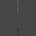 Intricate Decorative Swords With Unique Designs And Metallic Finish On Dark Background