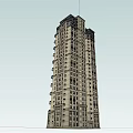 Modern High-Rise Residential Building Exterior Design With Multiple Floors Balconies And Windows