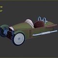 Modern classic car old car old car old car old car 3d model