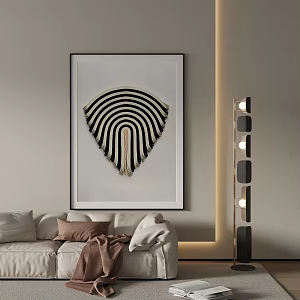 decorative painting 3d model