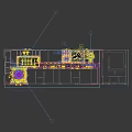 Modern Lobby Interior With Marble Floor Reception Desk Green Plants Blue Seats And Ceiling Design