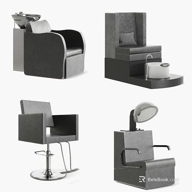Modern Massage Chair With Ergonomic Design Comfortable Seats And Premium Features 3d model 
