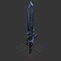 Wizard Style Sword 3d model