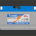 Car Power Battery 63ah 12V Power Delivery Start Reliable Household Electrical Energy Source