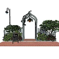 Nordic Gate Landscape 3d model