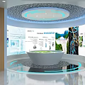 Dispatching Hall Monitoring Center Hall 3d model