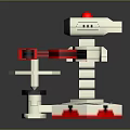 Industrial Robot Single Wheel Robot Double Wheel Robot Assistant Small Robot 3d model