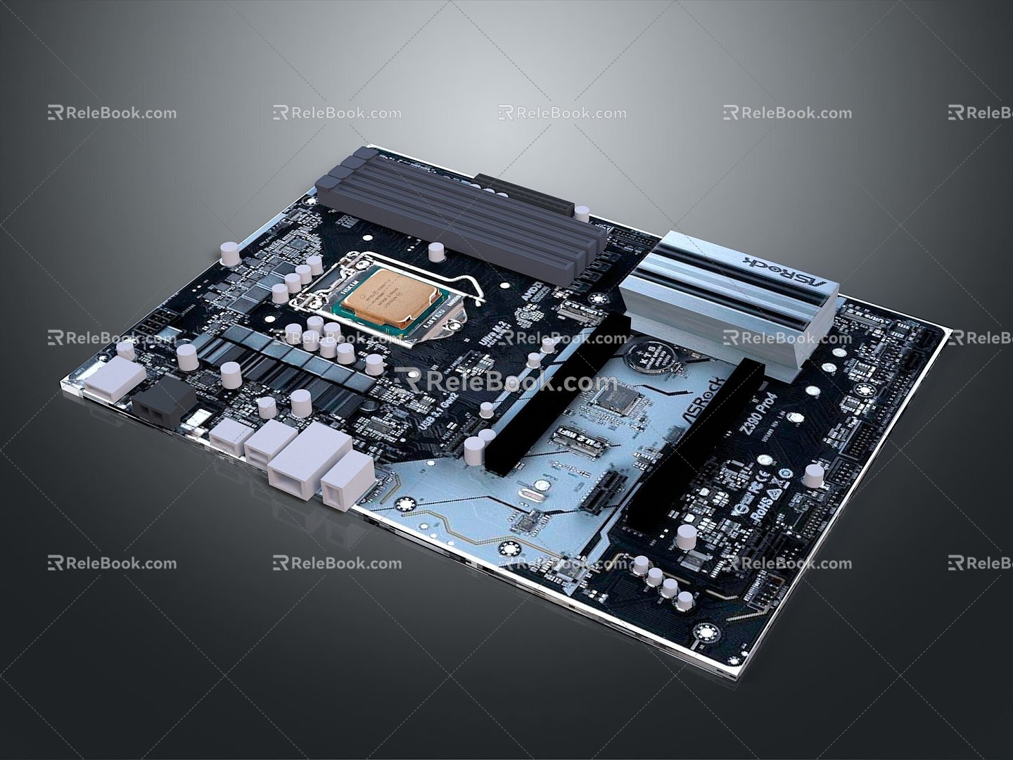 integrated circuit board circuit board integrated circuit integrated circuit integrated block electronic board electronic component electronic part chip model