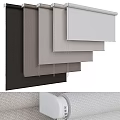 Various Colored Fabric Blinds For Modern Home Window Decoration