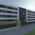 Teaching Building Library Academic Lecture Hall 3d model