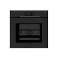 Sleek Miele Black Built in Oven with Glass Door Modern Kitchen Appliance