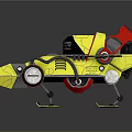 Modern Spaceship Spacecraft 3d model