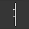 White Square Board With Curved Metal Hook Modern Home Hanging Design