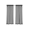 Elegant Layered Window Curtains With Sheer And Opaque Panels For Room Decoration