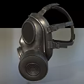 Tactical Military Gas Mask As Weapon With Metal Dual Lenses And Filter