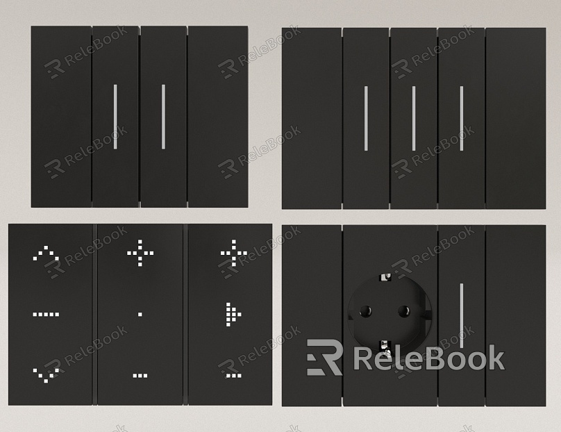 Switch panel smart panel socket plug combination model