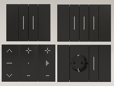 Switch panel smart panel socket plug combination model