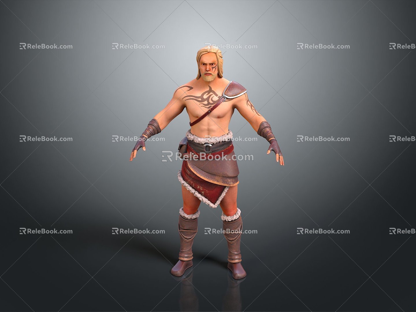 Western Samurai Western Warrior Western Hero Western Warrior Knight Hero Ancient Warrior Paladin 3d model