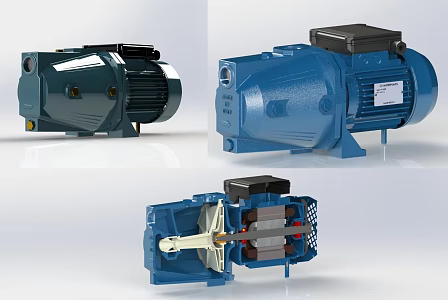 Self-priming water pump AC1M50 CS water pump -2023 model booster pump water well pump tap water booster pump suction pump 3d model
