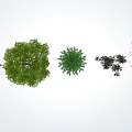 Modern tree modeling tree 3d model