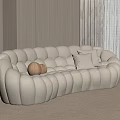 shaped sofa arc 3d model